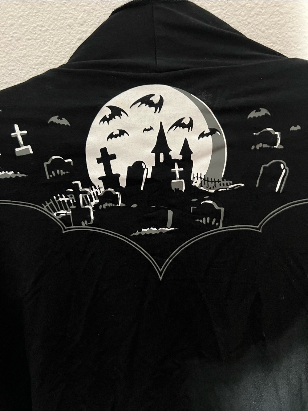 NWOT NIGHTTIME CEMETERY TIE TOP - Picture 7 of 8